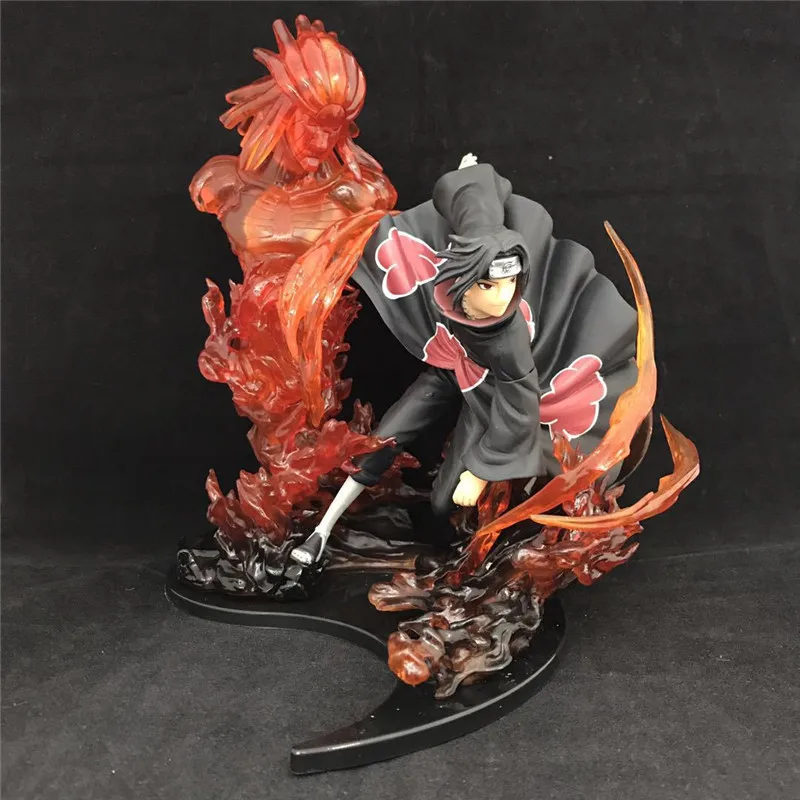 1 шт. аниме Наруто ПВХ фигурка Uchiha Itachi Fire Sasuke Susanoo Коллекционная модель игрушки