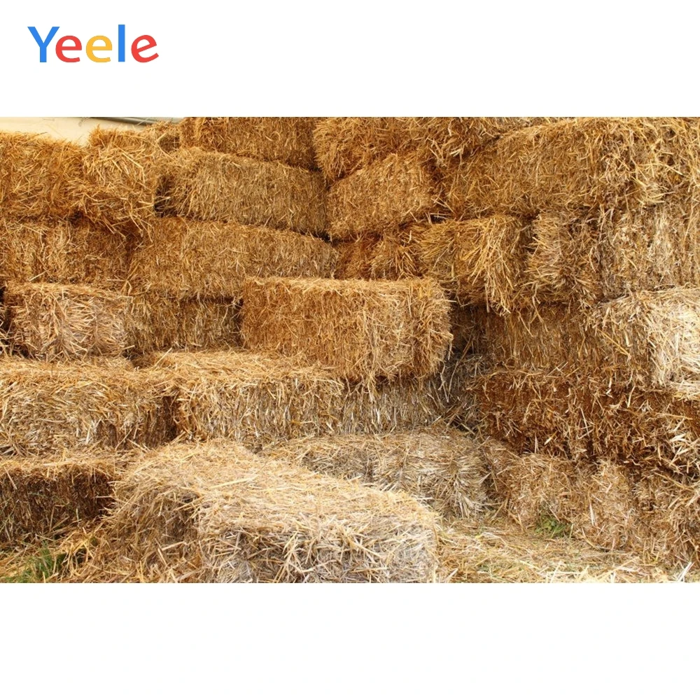 

Yeele Autumn Rural Farm Barn Hay Haystack Scene Baby Child Photography Backgrounds Custom Photographic Backdrop For Photo Studio