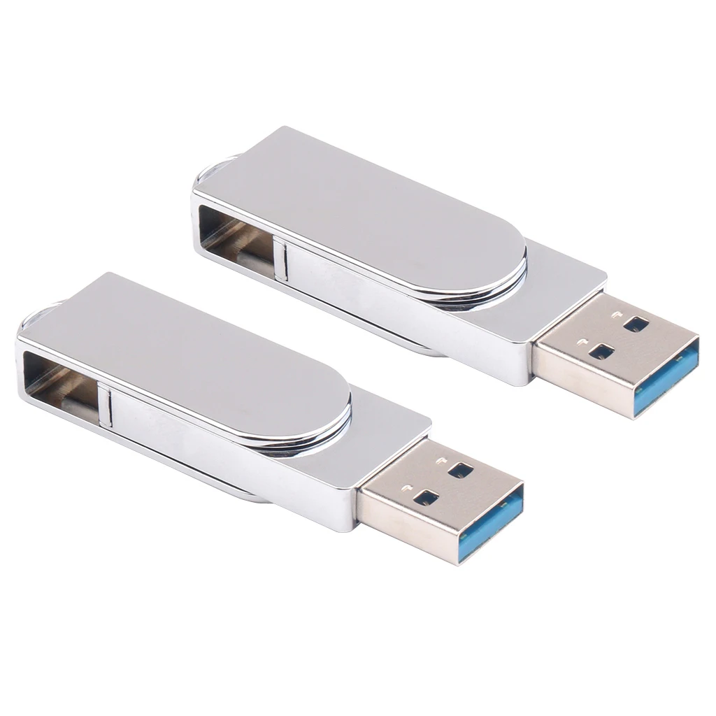 2x USB3.0 Flash Drive,Dual Pen Drive USB Type-C U Disk Swivel Design  16GB