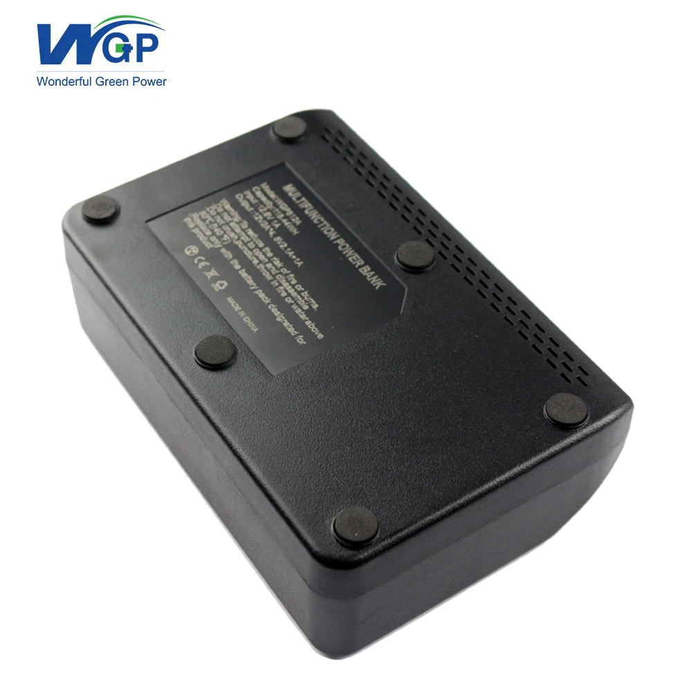 Высокая емкость 31200mAh банк питания DC 12V USB 5V много точек станция батарейного для