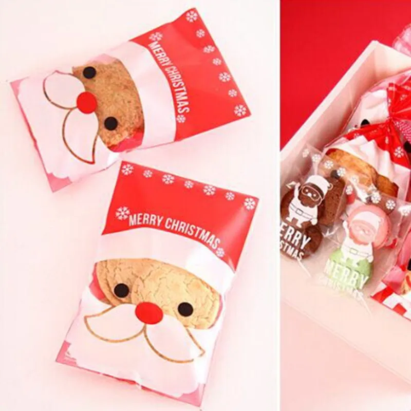 100PcsLot-Santa-Claus-Snowman-Christmas-Gift-And-Candy-Packaging-Bag-Cake -And-Cookie-Baking-Bag-MR0055. (8)