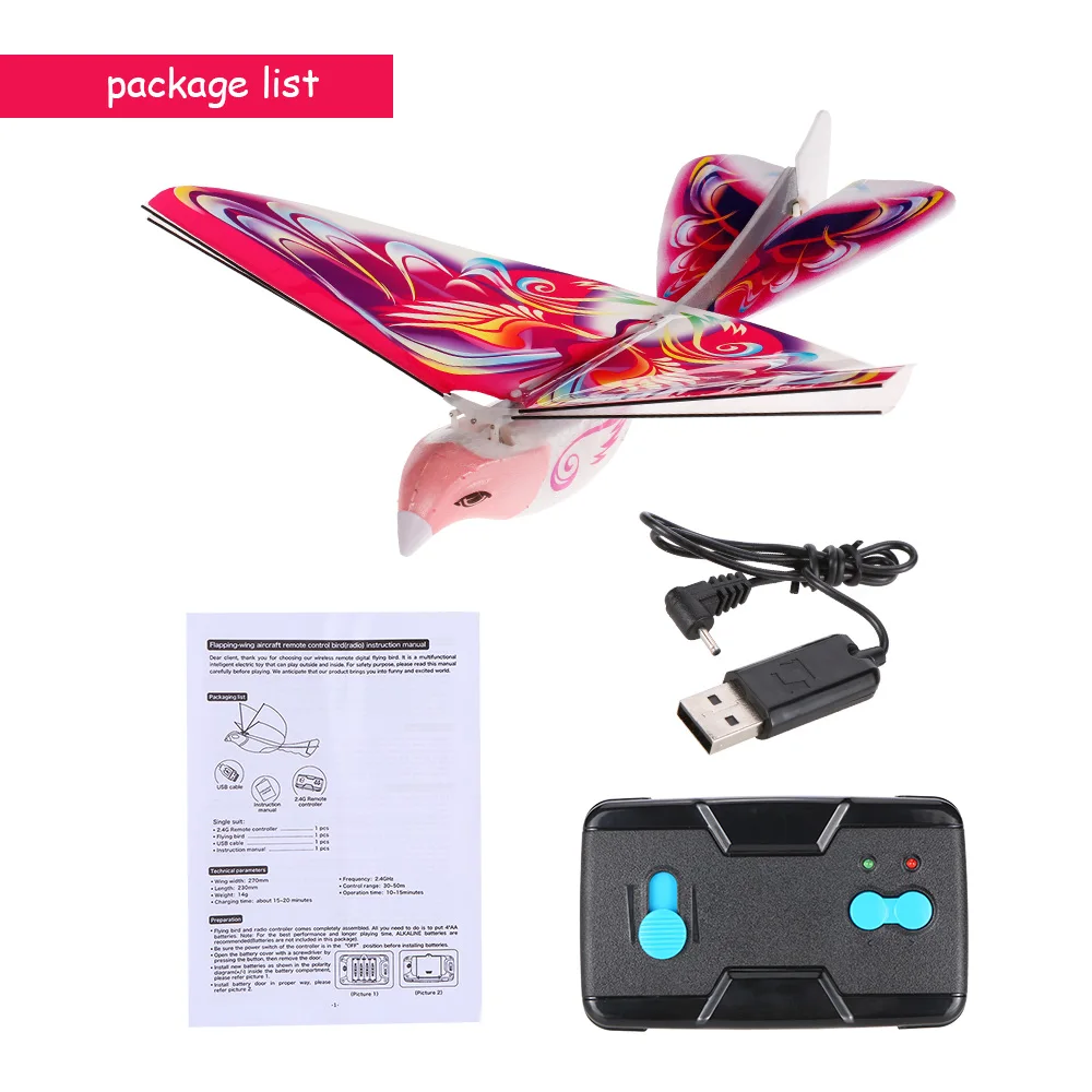 Игрушки GOOLRC Bird 98083 + 2 4 ГГц пульт дистанционного управления оригинальная летающая
