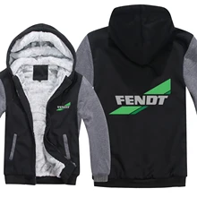 Fendt толстовки зимние для мужчин Мода шерсть лайнер куртка утолщаются Fendt толстовки человек пальто пуловер HS-110