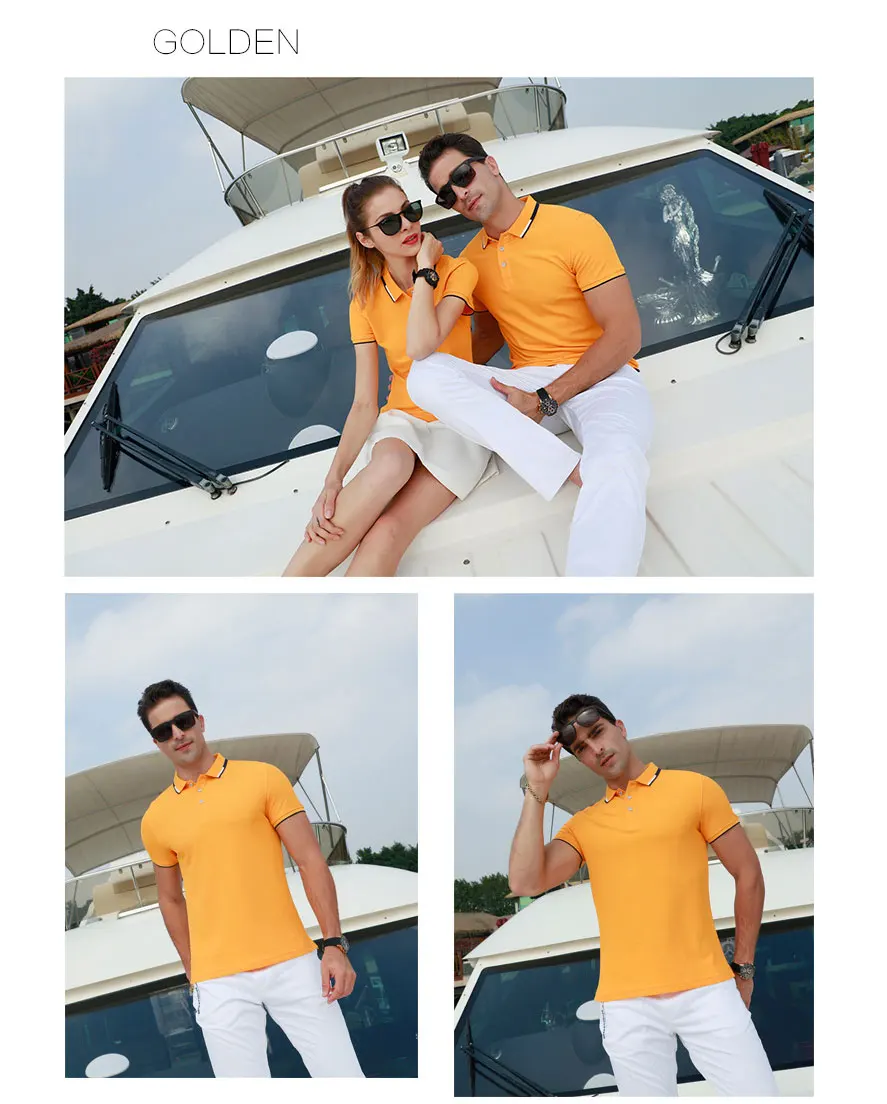 Высококачественная брендовая мужская рубашка поло, летняя модная мужская рубашка поло с коротким рукавом, повседневные однотонные майки, топы для игры в гольф, XS-5XL