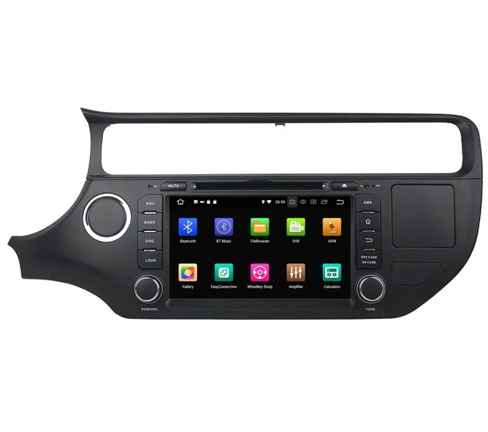 Best IPS Screen 4GB+32GB 8" Octa Core Android 8.0 Car Radio DVD Player for Kia K3 Rio 2015-2017 GPS WIFI Bluetooth USB Mirror-link 1