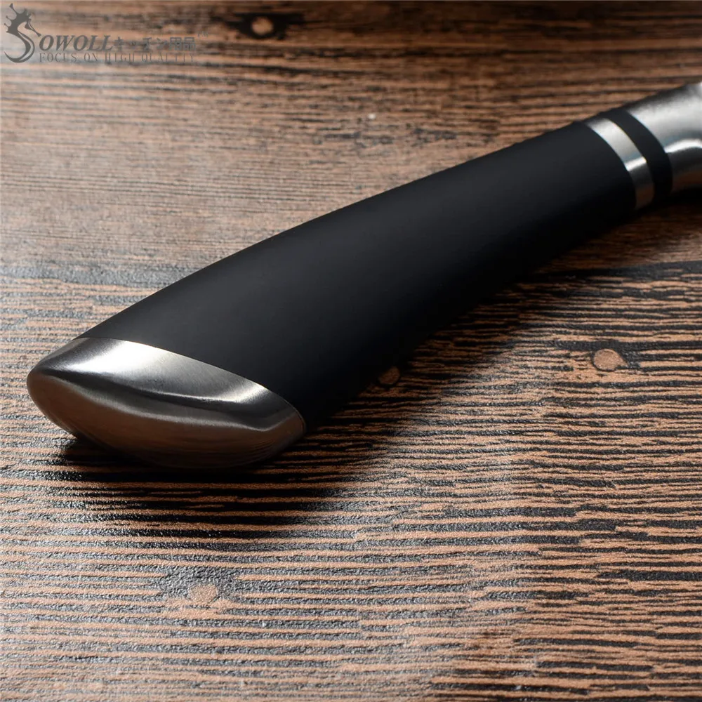 SOWOLL бренд хорошего качества нож из нержавеющей стали Santoku дизайн " кухонный нож шеф-повара в японском стиле антипригарный кухонный нож