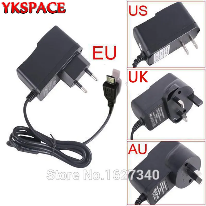 YKSPACE 5V 2A US Plug Micro USB зарядное устройство адаптер питания с кабелем 1 м для телефона
