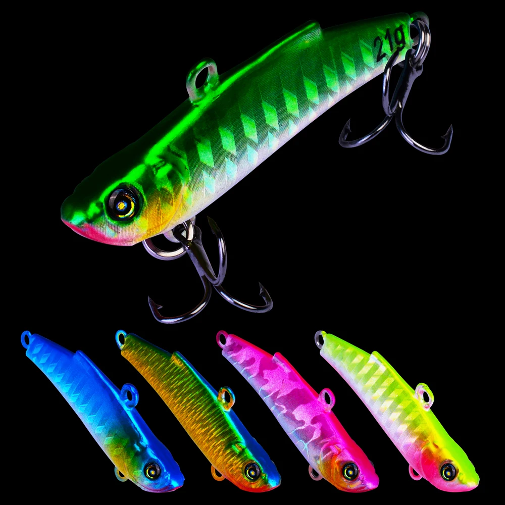 5PC Artificial Fishing Bait 5Colors Fishing Lure 21g 1.22oz/5cm 6.5