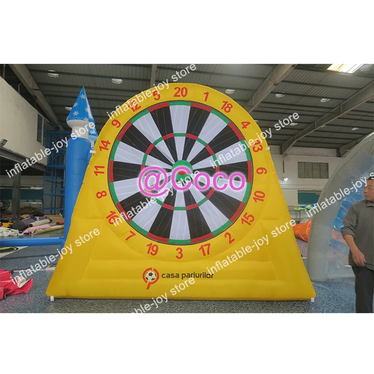 Ddu Free Ship!3m/10ft Giant Soccer Inflatable Dart Board Inflatable