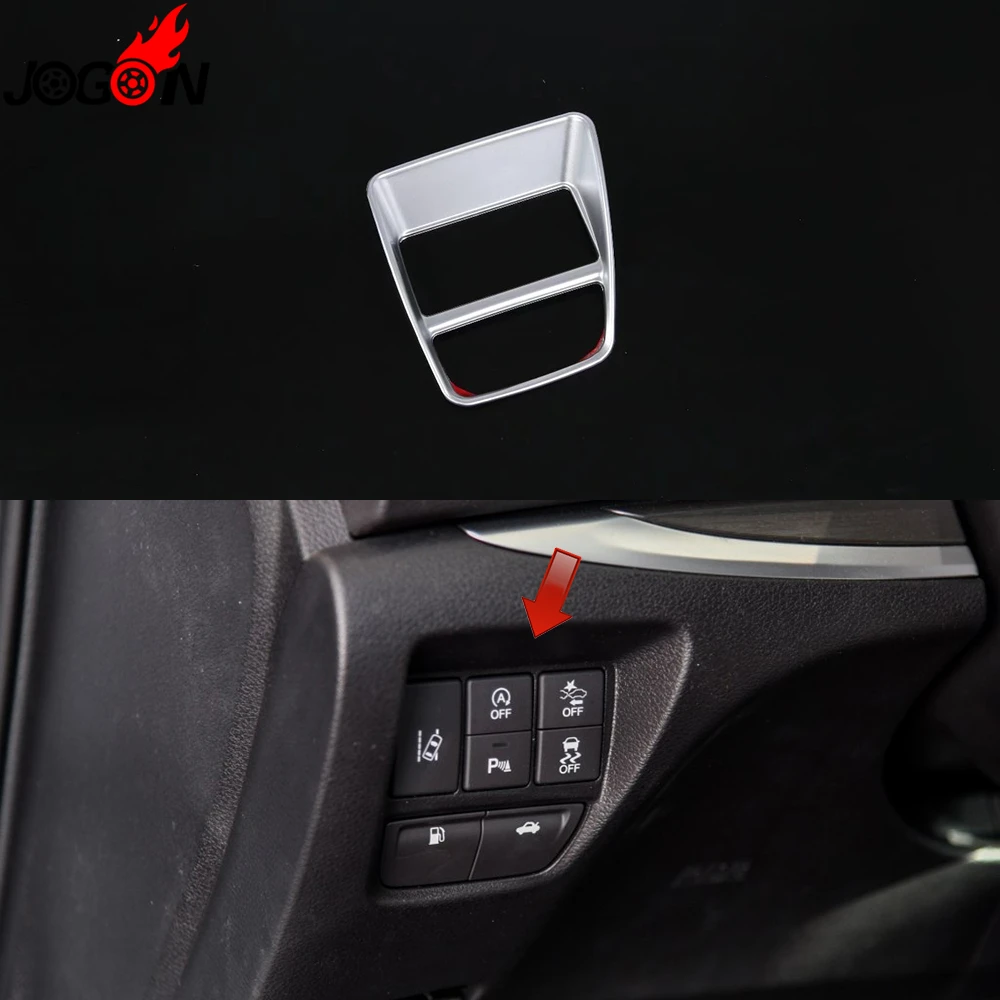 Us 9 68 12 Off Lhd For Acura Tlx 2018 Facelift Car Styling Interior Head Fog Light Switch Button Control Frame Cover Trim Matte Abs Chrome In