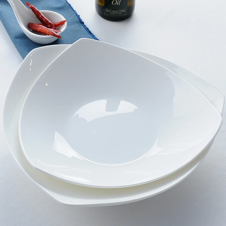 5 inch, plain white bone china saucers, ceramic plates, small sushi dishes, porcelain cake plate