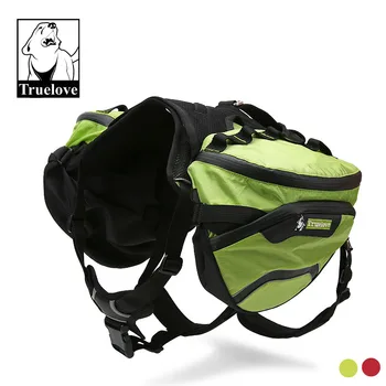 

Truelove Pet Backpack Carrier Harness and Bag Space Waterproof Detachable Large Two Used for Outdoor Walking Hiking