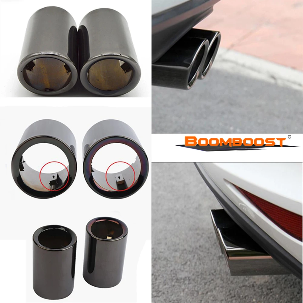 Car Exhaust Pipe Muffler Tip Turbo Sound Whistle Car Styling Auto for