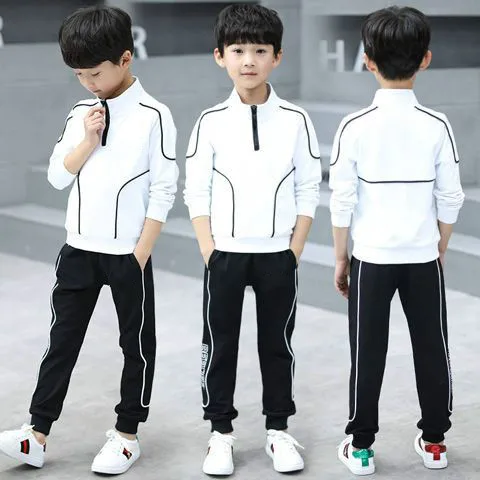 

2019 Spring Autumn Boys Sports Leisure Fashion Two-piece Set