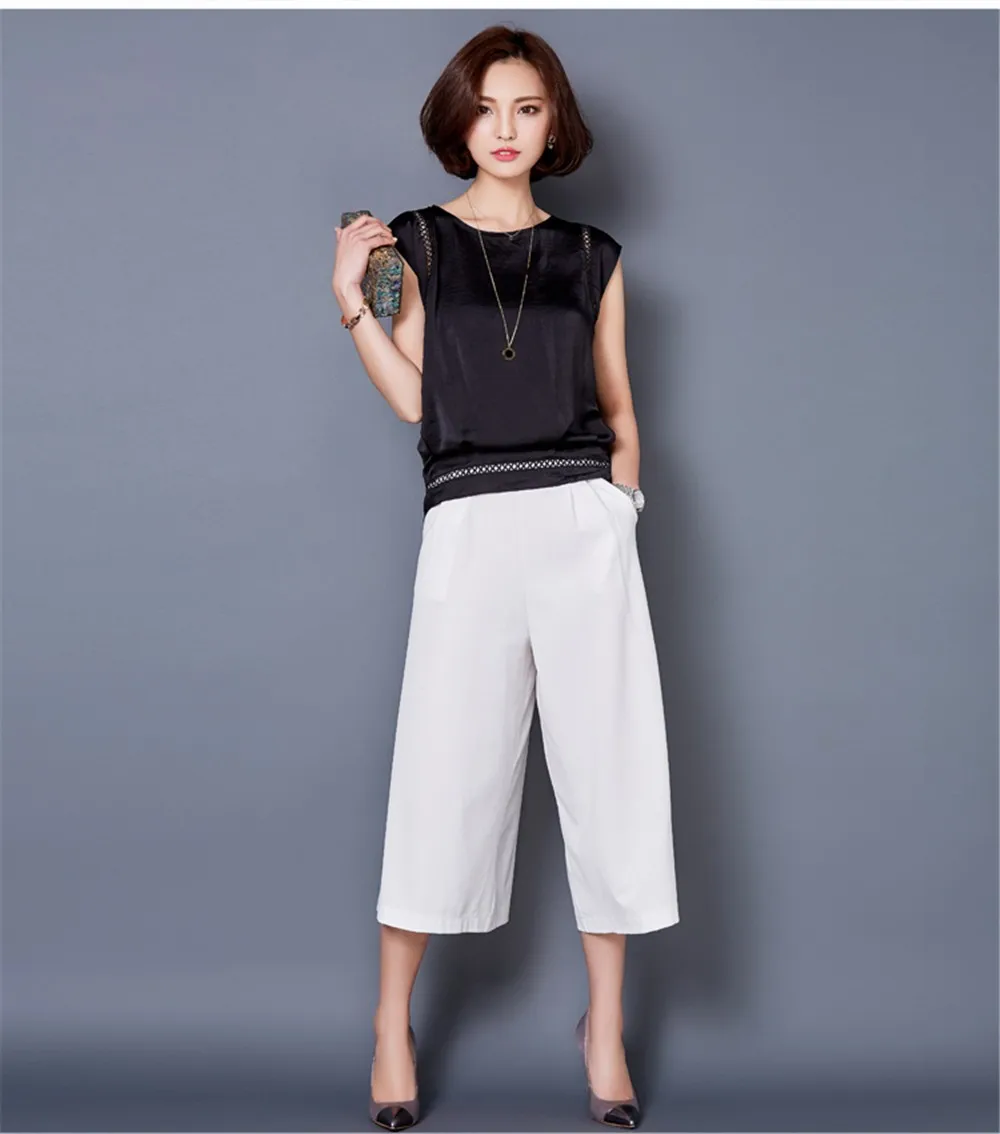 Big Size M-3XL Luxury Chiffon Tank Top For Women Summer Fashion Crop Tops Women\'s Sleeveless Tank Vest Tops Lady Sexy Camis (15)