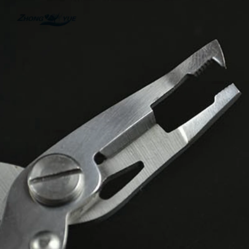 

NEW 2pcs Fishing Multifunctional Plier Stainles Steel Carp Fishing Accessories Fish tackle Lure Hook Remover Line Cutter Scissor
