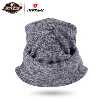 

HEROBIKER Motorcycle Face Mask Moto Thermal Fleece Mask Neckerchief Autumn Winter Cold-proof Cycling Skiing Mask Scarf Headband