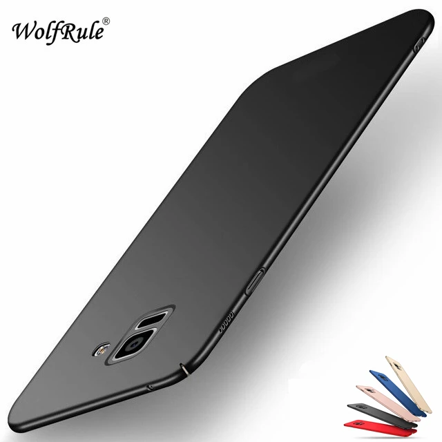 

WolfRule For Case Samsung Galaxy A8 2018 Cover Ultra-thin Smooth Back Protection Plastic Case For Samsung A8 2018 Capa A830