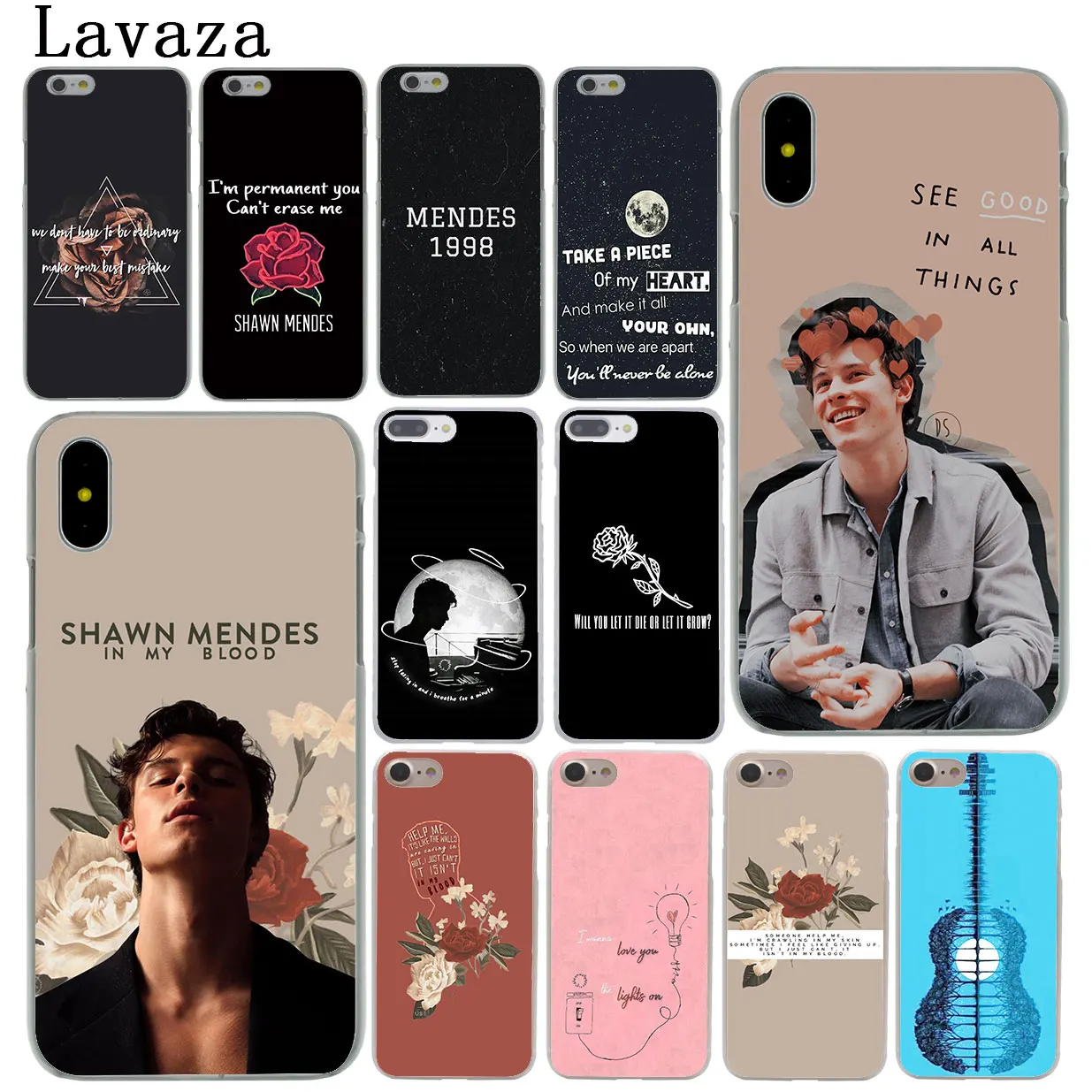 

Lavaza Pop singer Shawn Mendes Magcon 98 8Plus Hard Phone Cover Case for iPhone XR X 11 Pro XS Max 8 7 6 6S 5 5S SE 4S 4 10