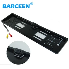 European Car License rear view camera Plate Frame universal car parking backup reverse camera CCD HD for EU Car