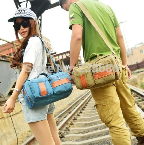

2019 fashion Men Canvas Bag Hot! High Quality Multifunction Men'S Travel Bags shoulder Bags Men Messenger Bags