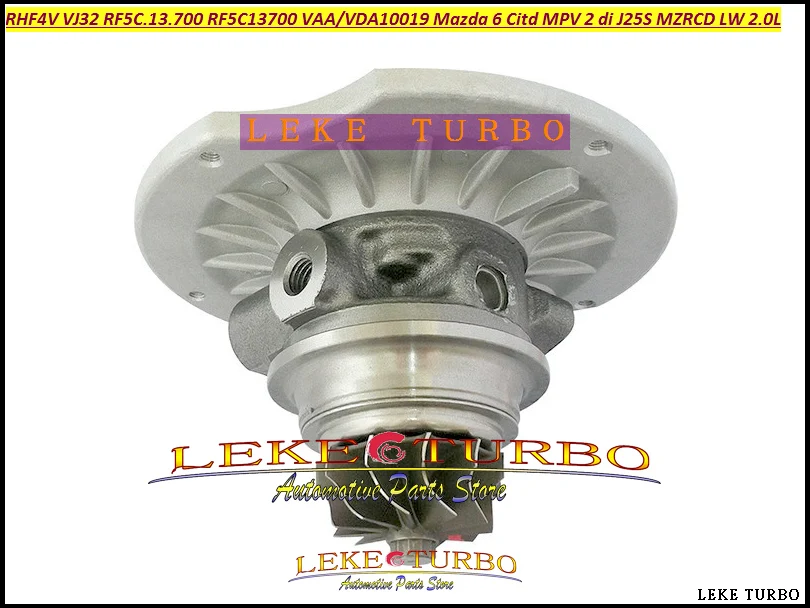 Turbo Cartridge CHRA RHF4V VJ32 RF5C.13.700 RF5C13700 VAA10019 VDA10019 RF5C 13 700 For Mazda 6 Citd MPV 2 di J25S MZRCD LW 2.0L  (4)