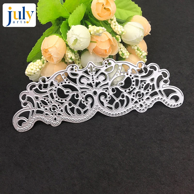  Julyarts Lace Border Style Embossing Cutting Scrapbooking Dies for Wedding Invitation Card Making - 32948200253