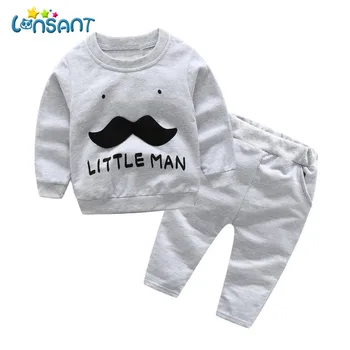

LONSANT Clothing Sets Fashion Children Clothes 2018 Casual Long Sleeve Baby Boy Girl Clothes Fantasias Infantil Dropshipping