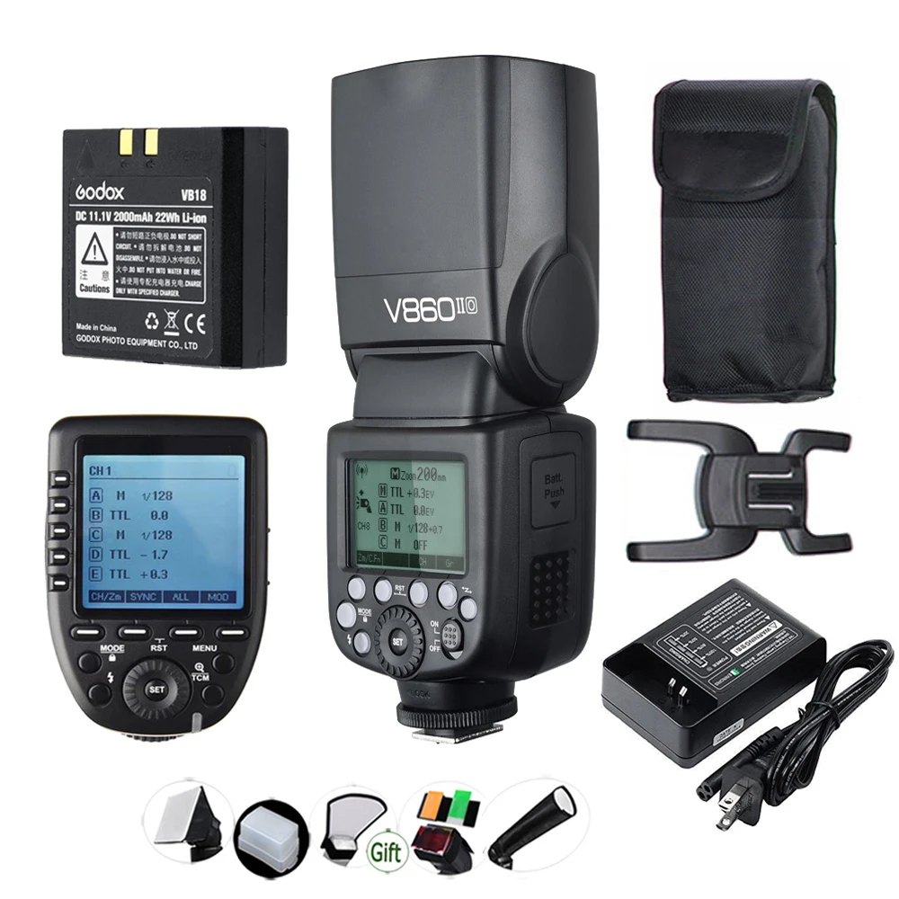 GODOX V860IIC V860IIN V860IIS V860IIO V860IIF литий ионный аккумулятор TTL 2 4G HSS Flash Speedlite для Canon Nikon Sony
