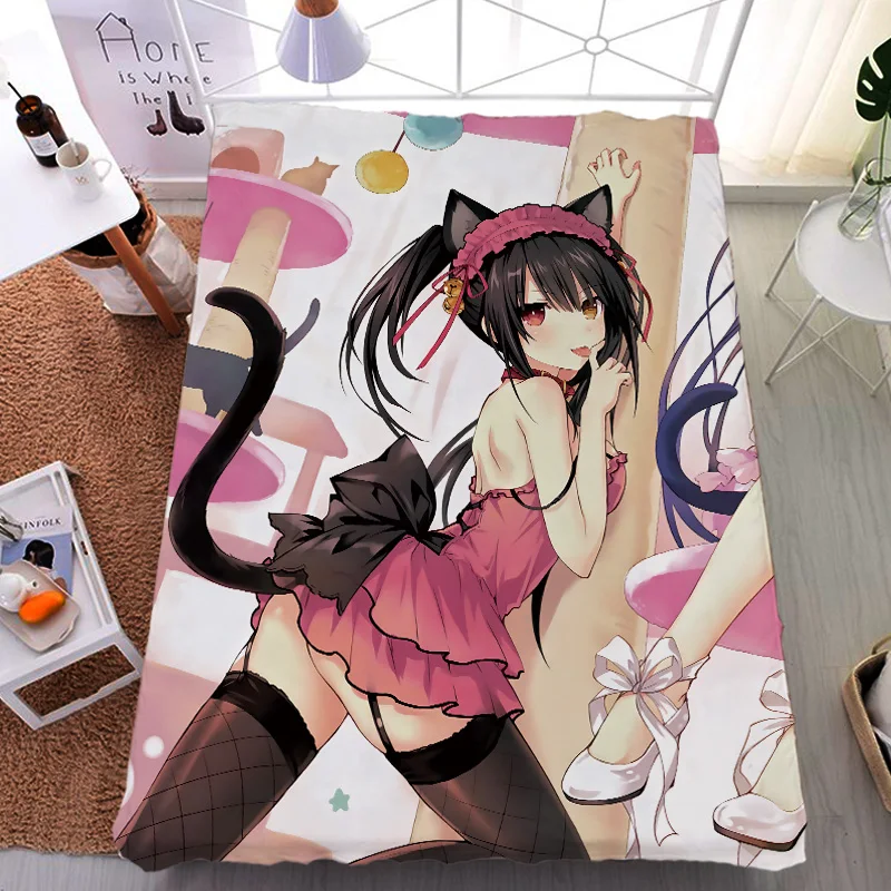 Июля обновление аниме DATE A LIVE Itsuka Kotori Каруми из молочного волокна простыня и