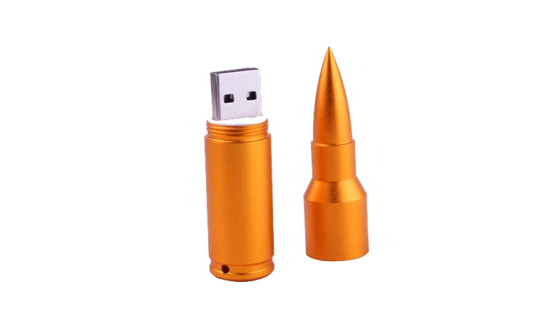 JASTER металлическая Золотая Серебряная пуля USB флэш-накопитель Пуля для ружья Флешка 4 ГБ 8 ГБ 16 ГБ 32 ГБ 64 Гб карта памяти брелок USB 2,0