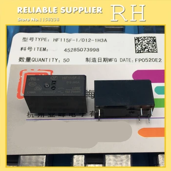

10PCS/lot Power relay HF115F-I-012-1H3A JQX-115F-I/012-1H3A 6pin 16A