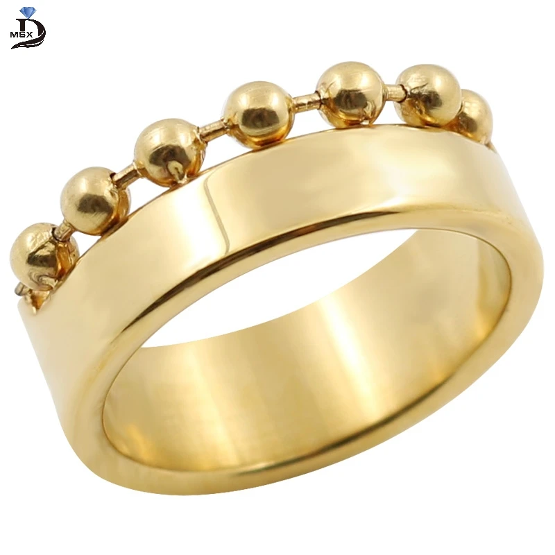 Кольца из нержавеющей стали под розовое золото ширина 8 мм|finger ring|rose gold ringgold ring |