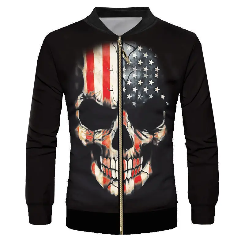 Cool 3D Skull Print Zipper College Jackets Men Women Streetwear Hip Hop Varsity Baseball Jackets Coats Custom Plus Size S-6XL (3)