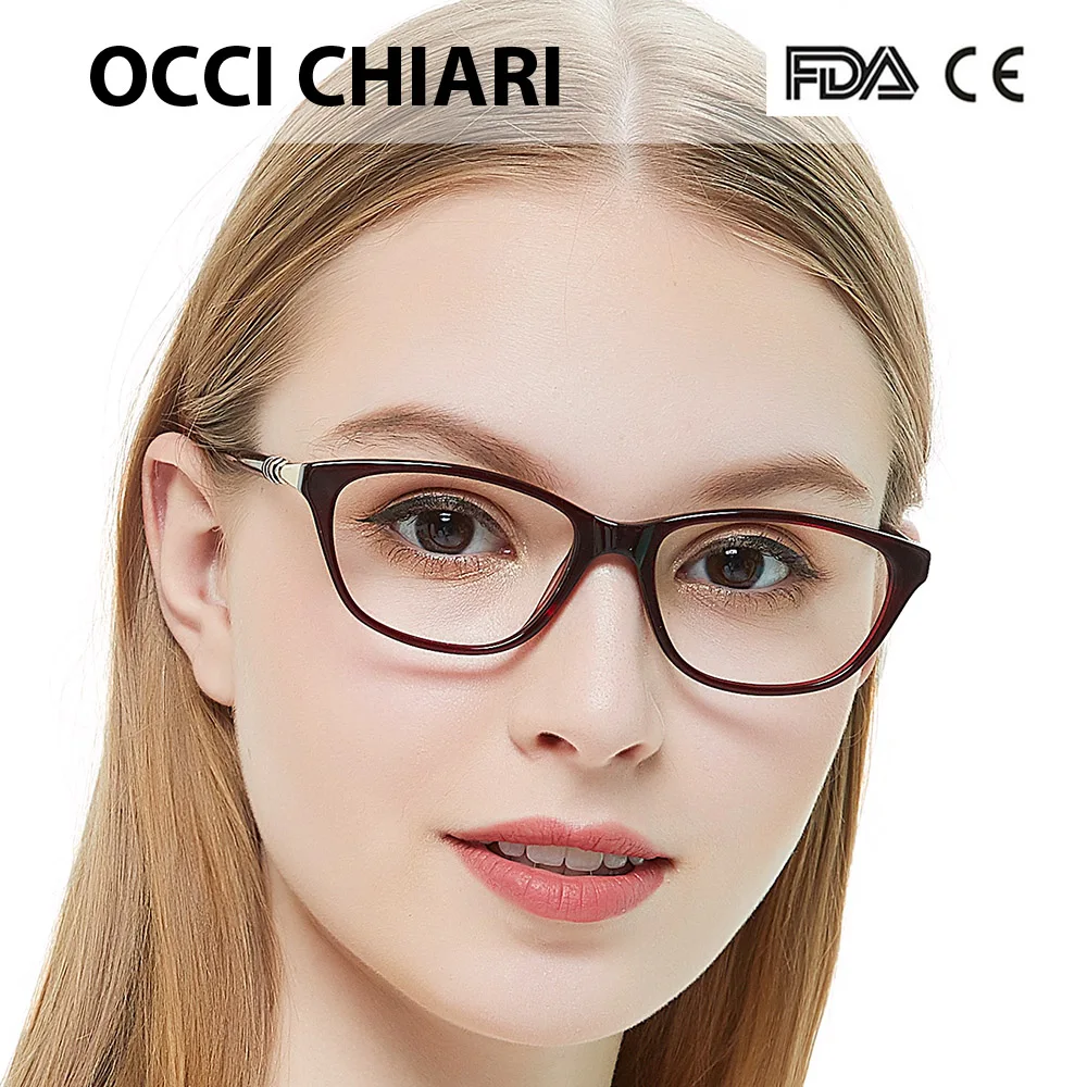 OCCI CHIARI Высококачественная итальянская дизайнерская металлическая оправа для очков для женщин, оптическая оправа для очков ручной работы NAI