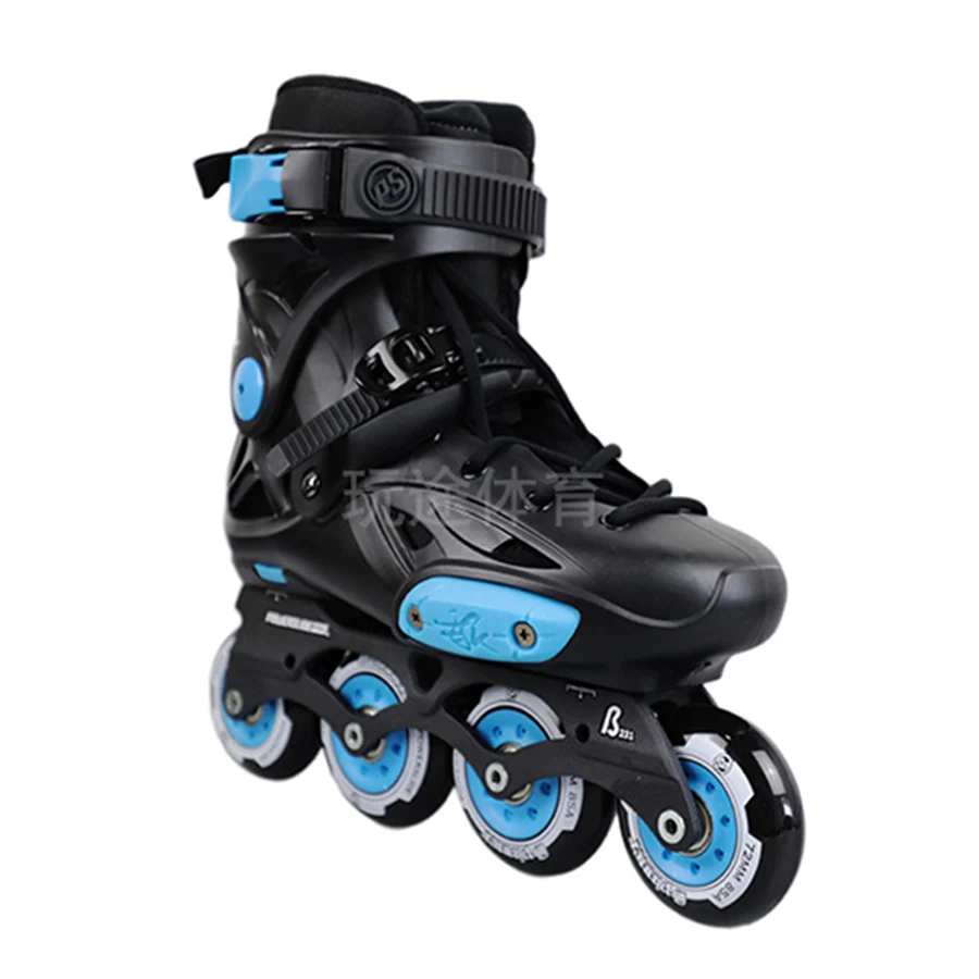 100% الأصلي Powerslide الصقور حذاء تزلج بعجلات المهنية سباق التعرج حذاء تزلج بعجلات الأسطوانة شحن أحذية التزلج انزلاق Patines