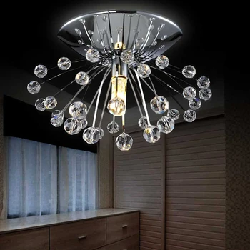 

Free shipping hot sale design modern crystal chandelier light Dia15*H7cm mini lustre cristal led lamp for home Guaranteed 100%