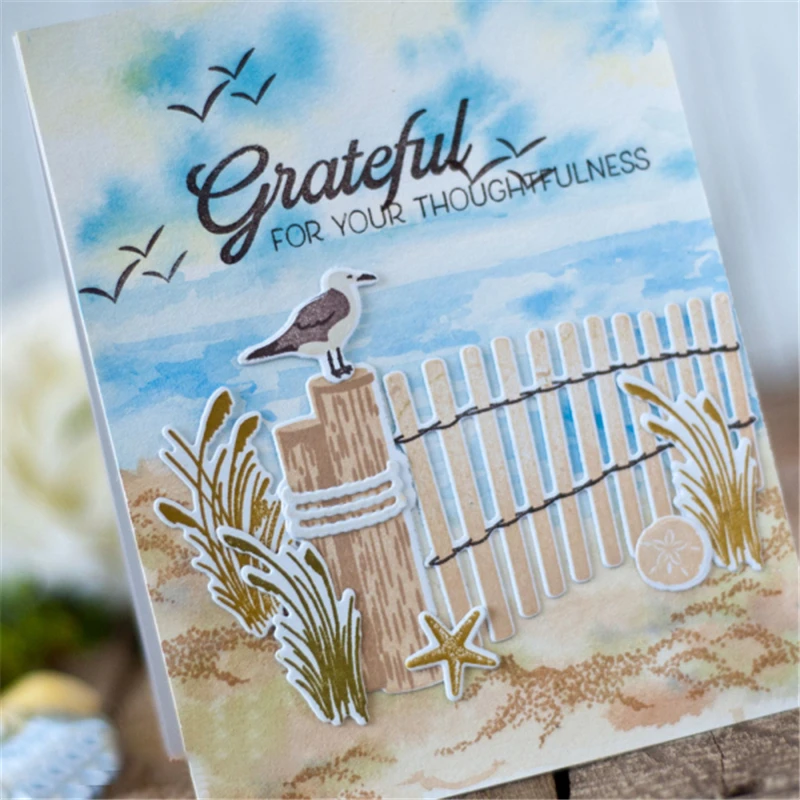 

DiyArts 1 Pcs/lot Metal Cutting Dies Scrapbooking For Card Making DIY Embossing Cuts New Craft Dies Fence