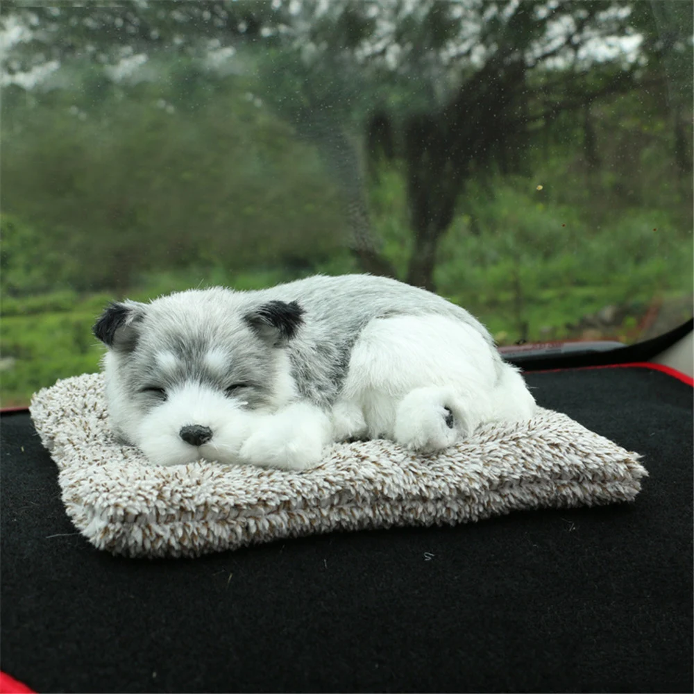 Fancytrader Cute Animals Cat Fox Dog Panda Lying on Blanket Toys Purify Air Cars Decoration Doll16