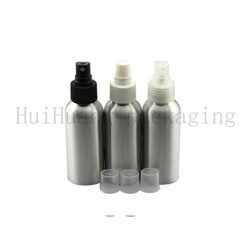

50pc 30ml empty silver aluminum spray bottle,30cc metal container bottles with sprayer pump,empty cosmetic makeup setting spay