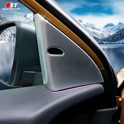 Автостайлинг, внутренний треугольная наклейка для Nissan Qashqai 2016-7-8 двери внутренняя треугольные хрома Чехлы для Qashqai аксессуары