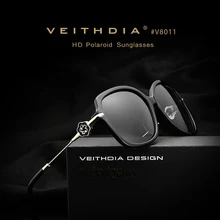 VEITHDIA TR90 Women’s Driving Sun glasses Polarized Mirror Lens Luxury Ladies Designer Sunglasses Eyewear For Women 8011