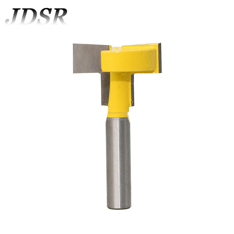 JDSR T Slot Cutter Lock Hole Cutter Router Bit Woodworking Tool Tenon