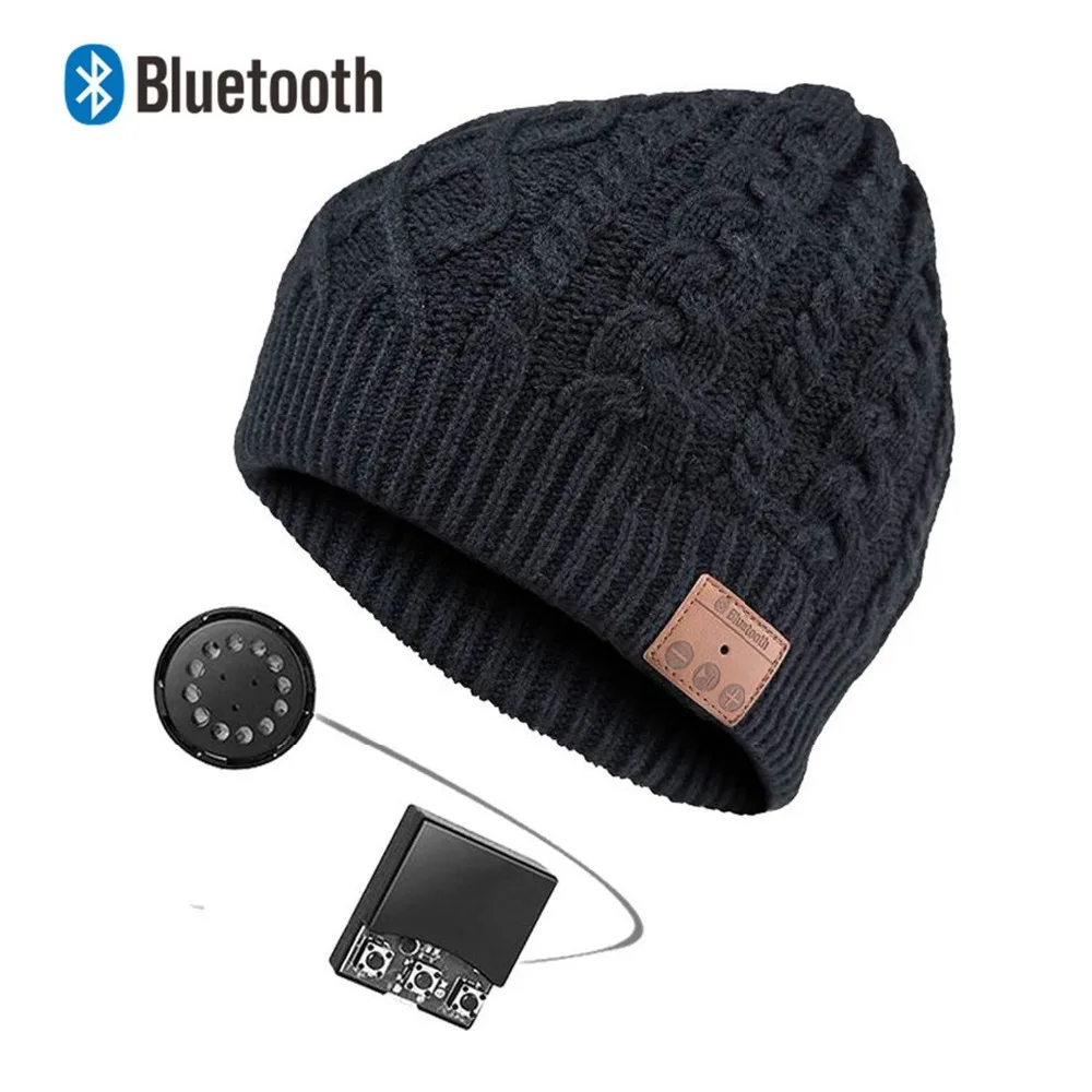 Лучший рождественский подарок Беспроводная музыкальная Кепка с Bluetooth 4 2 стерео