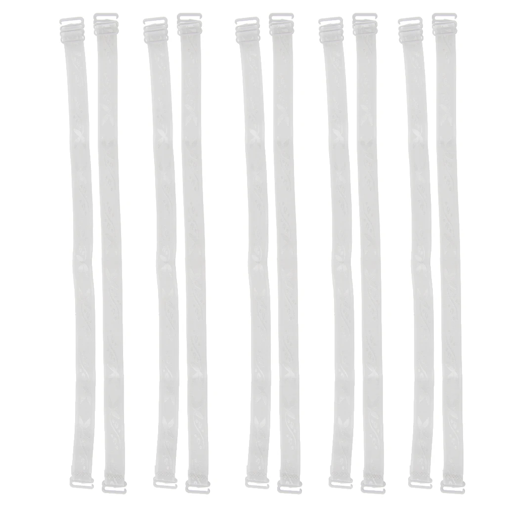 5 Pairs Elastic Adjustable Shoulder Bra Straps Replacement 15mm Width Removable Straps DIY accesorios mujer for Women's Bra