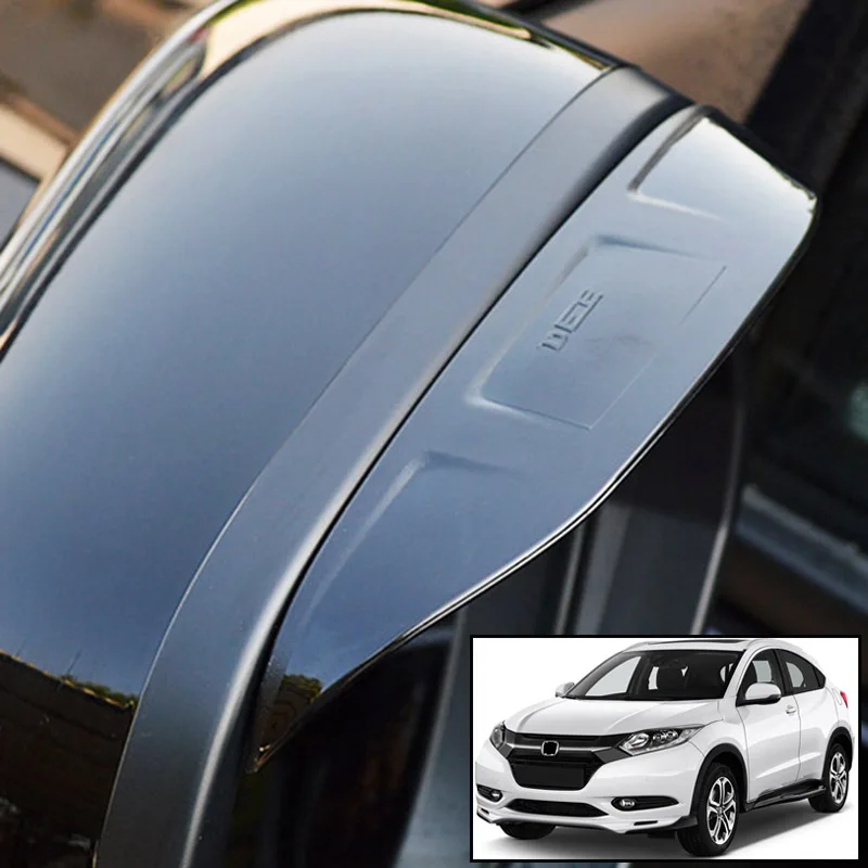 

AX Rearview Side Wing Mirror Rain Sun Snow Guard Window Visor Shade Weather Shield Protector For Honda HR-V HRV 2018 2017 2016