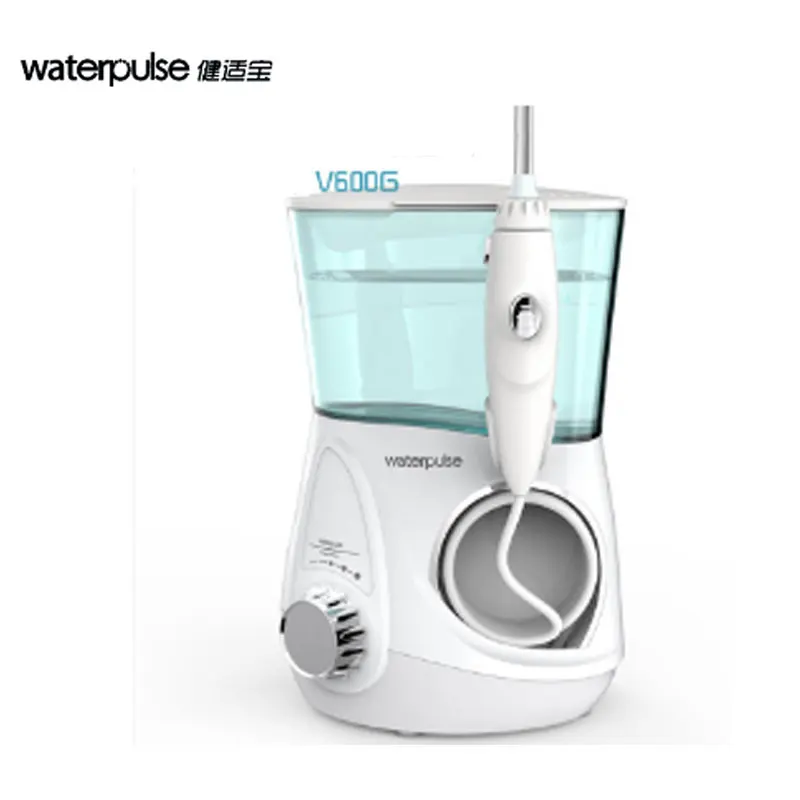

Low Noise Nozzles dental Water jet Flosser Oral Irrigator Waterpick with 5Pcs jet tip & 700ML Water Tank tooth dental hygiene