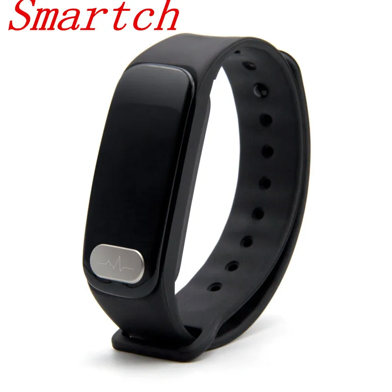 

Smartch Smart Band 0.96 inch Screen Heart Rate Blood Pressure Sleep Monitor Smart Wristband with Call SMS Reminder Thermometer