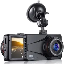 Dash Cam Автомобильная камера 1080 P Full HD 3,0 lcd Dashcam 170 градусов угол камеры для автомобиля g-сенсор WDR Обнаружение движения
