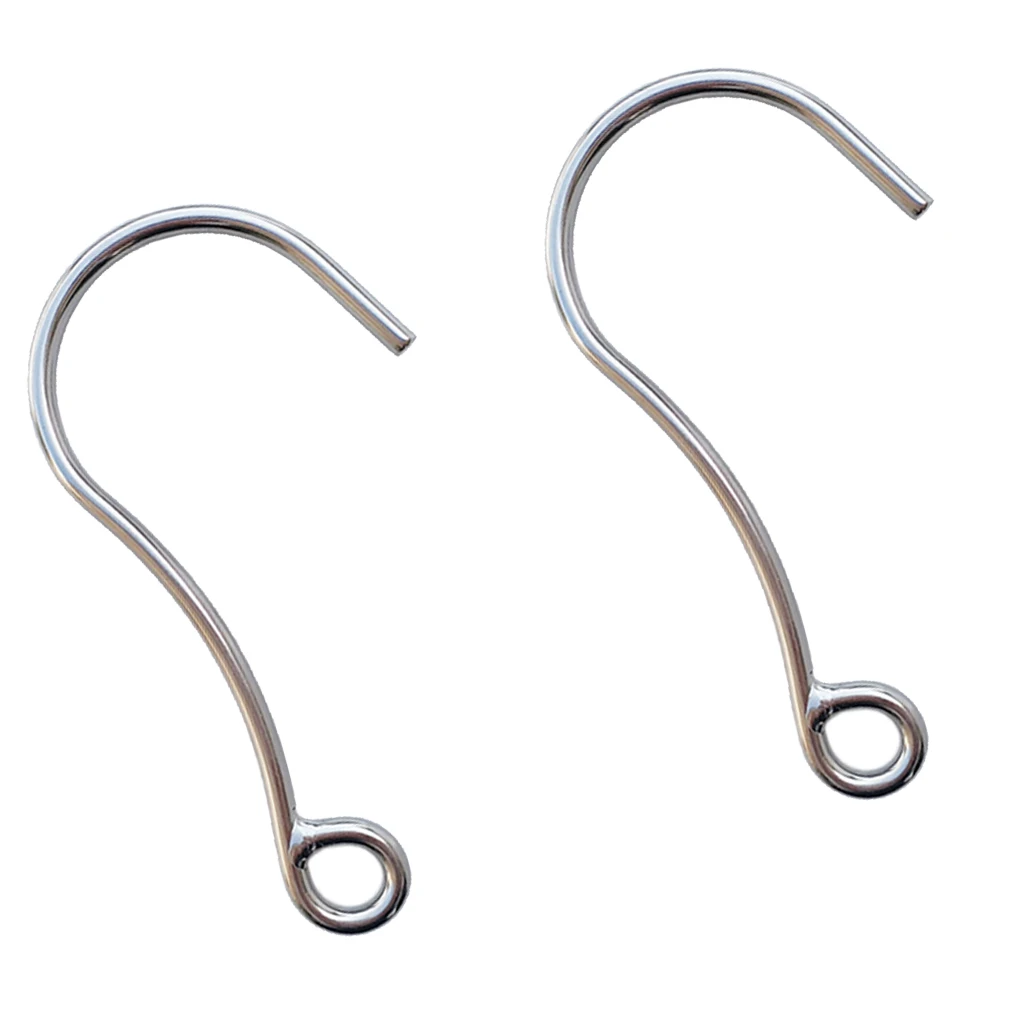 2 Bulk 316 Stainless Steel Hooks for Scuba Diving Reef Drift Hook Cave Wreck Dive Safety Attachment Tool